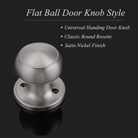 American Imaginations 2.05-in. W Door Knob_ AI-36292